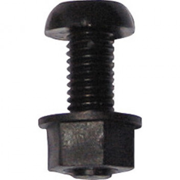 Pearl Automotive PNP422 Black No Plate Screw-Cap Pack of 50