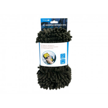 Simply Auto CLE085 2-in-1 Noodle Sponge - Dual-Surface Car W