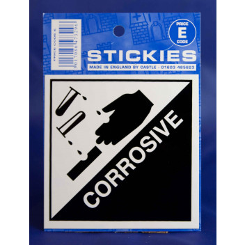 Corrosive Sticker