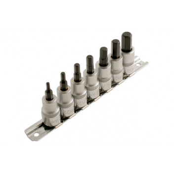 Laser Tools 1791 7 Piece Hex Socket Bit Set 3/8D