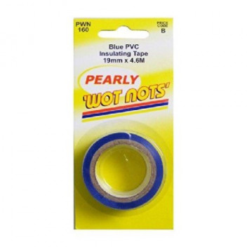 Pearl Automotive PWN160 PVC Insulating Tape - Blue 19 mm x 4