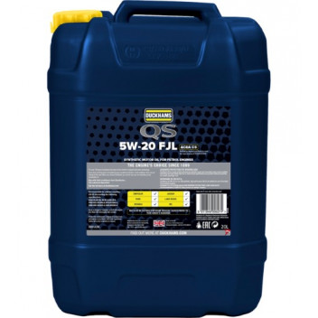 Duckhams DQSFJL20L QS 5W-20 FJL Engine Oil 20L - QS900-020