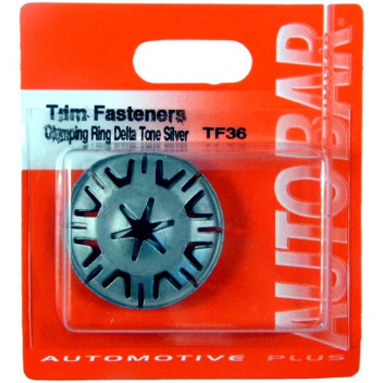 Autobar Clamping Ring Delta Tone Silver ? Audi/VW Pack of 2