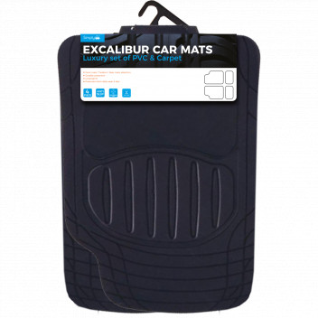 Simply Auto MR400 Excalibur Black PVC Car Mat