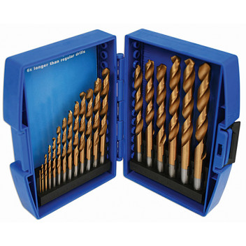 Laser Tools 4004 19 Piece Titanium Coated Drill Set