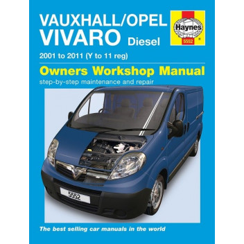 Workshop Manual Haynes Manual Vivaro Dsl 01-11