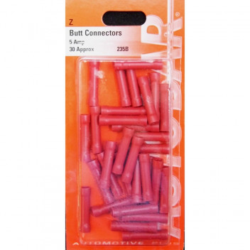 Autobar Butt Connectors 5 Amp Pack of 30