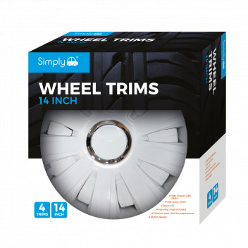 Simply Auto SWT131 Inferno White Wheel Trim Set (14 Inch)