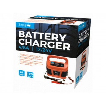Simply Auto SABC8 Automatic Battery Charger 8A - Smart Car &