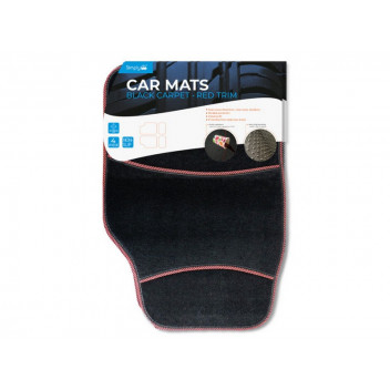 Simply Auto MR2001 Galaxy Red Trim Car Mats