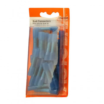 Autobar Blue Heat Shrink Butt Connectors Pack of 30