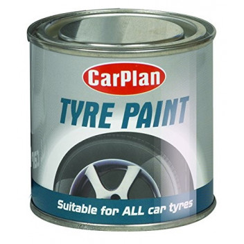 CarPlan Tyre Black 250ml Rubber Surface Restorer for Tyres M