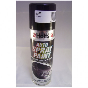 Holts L112C Black Paint Match Pro Vehicle Spray Paint 400ml