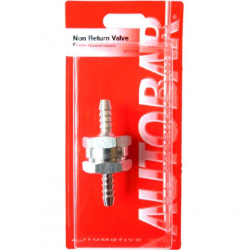 Autobar Straight Aluminium Non?Return Valve 6mm