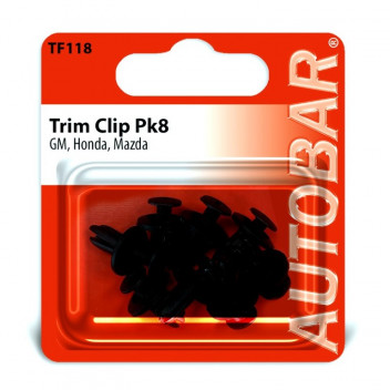 Autobar GM/Honda/Mazda Trim Clip Pack of 8