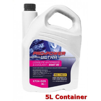 Pro Power Ultra Longlife Antifreeze & Coolant SOAT 40 Silica