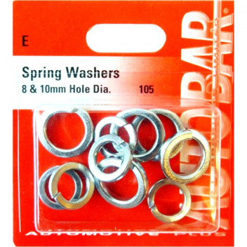Autobar Small Fibre Washers Assorted Pack of 15