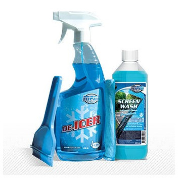 MPM Oils 89900 4-Piece Winter Set – De-Icer Screenwash & Ice