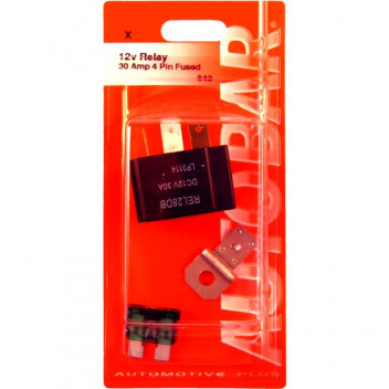 Autobar Relay 30A 4?Pin Fused (Accessory)