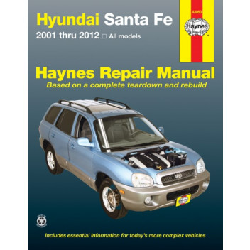 Workshop Manual Haynes Manual Hyun Santa-Fe (01 - 09) (Usa)