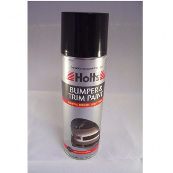 Holts BU1D Black Bumper & Trim Paint 300ml - Durable Black P