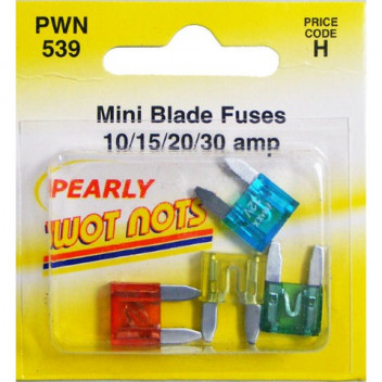 Pearl Automotive PWN539 Assorted Mini Fuses - 10 & 15 & 20 &