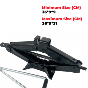 Simply Auto SJ1T 1T Scissor Jack - 1 Tonne Car Jack for Emer