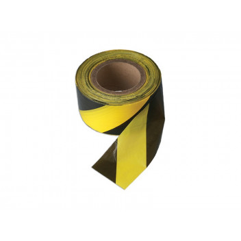 Laser Tools 35364 Black & Yellow Barrier Tape 75mm x 500m No