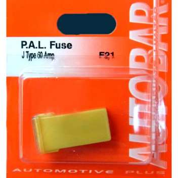 Autobar PAL Fuse J?Type 60 Amp Yellow