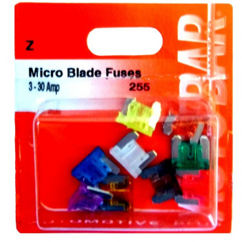 Autobar Micro Blade Fuses 3?30 Amp Pack of 9