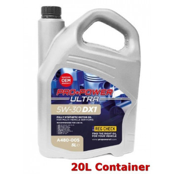 5W-30 DX1 Fully Synthetic Engine Oil 20L