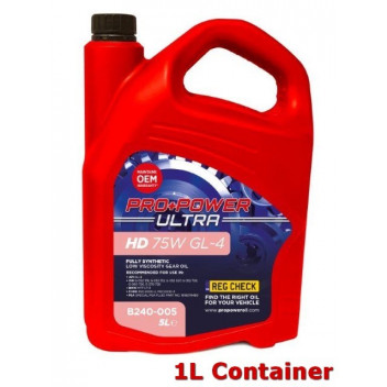 HD 75W Gl-4 Fully Synthetic Gear Oil 1L