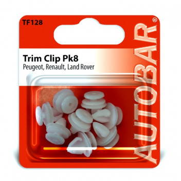 Autobar BMW & General European Trim Clip Pack of 8