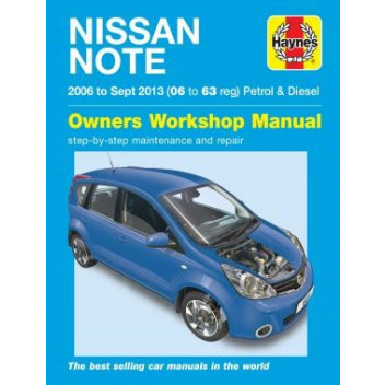 Workshop Manual Haynes Manual Niss Note Pet + Dies 06-13