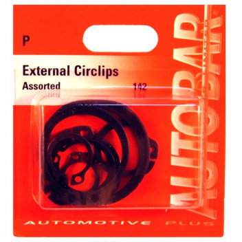 Autobar External Circlips Assorted Pack of 7