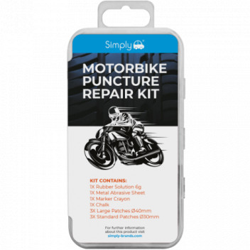 Simply Auto MPRK1 Motorbike Puncture Repair Kit - Emergency