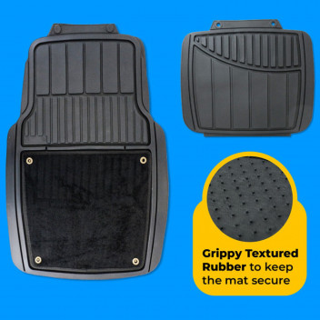 Simply Auto MR2007 PVC Car Mats with Detachable Carpet