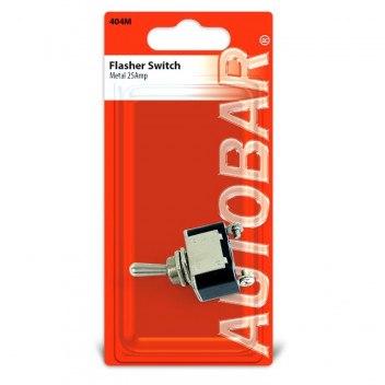 Autobar Flasher Switch 25A Metal