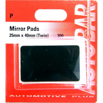 Autobar Mirror Pads Pack of 2