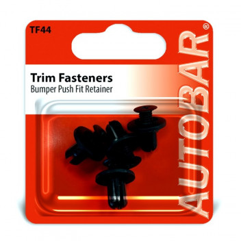 Autobar Bumper Push?Type Retainer Black ? Ford/Hyundai/Kia P