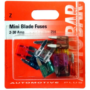 Autobar Mini Blade Fuses 2?30 Amp Pack of 10