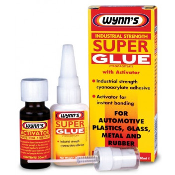 Wynns B90088 Industrial Strength Super Glue - High Bond Cyan