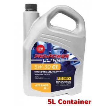 5W-30 C1 Fully Synthetic Low SAPS Engine Oil 5L