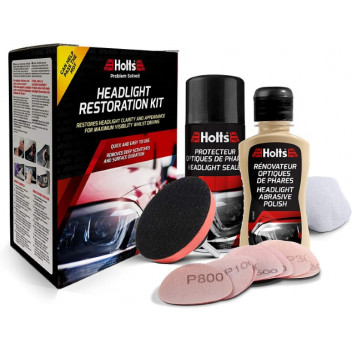 Holts HREP0031A Headlight Restoration Kit - Professional Hea