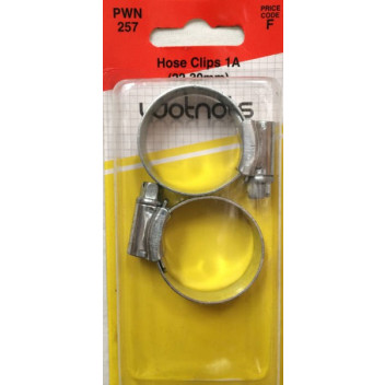 Pearl Automotive PWN257 Hose Clip - Size 1A Pack of 2