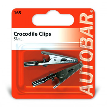 Autobar Crocodile Clips 5 Amp Pack of 2