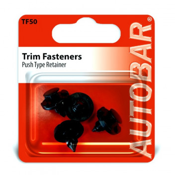 Autobar Push?Type Retainer Black ? Toyota/Nissan/Mitsubishi