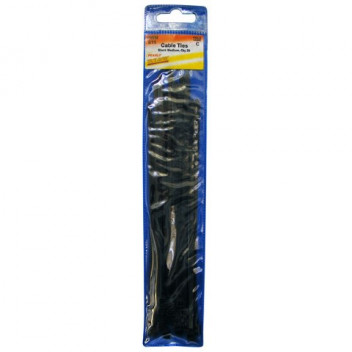 Pearl Automotive PWN811 Black 200mm Cable Ties - Pack of 20