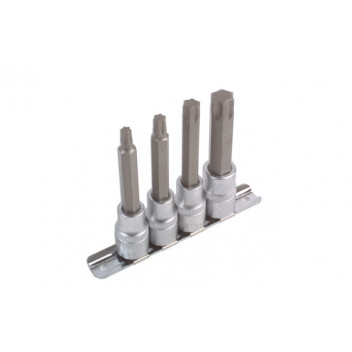 Laser Tools 2379 Long Star Socket Bit Set 1/2D - Pack of 4