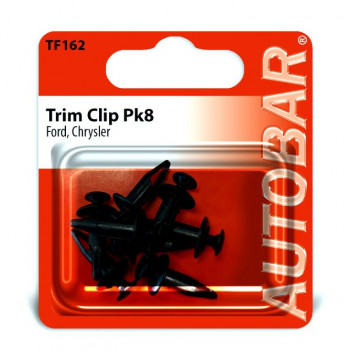 Autobar Ford/Chrysler Trim Clip Pack of 8